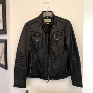 Michael Kors Black Leather Jacket